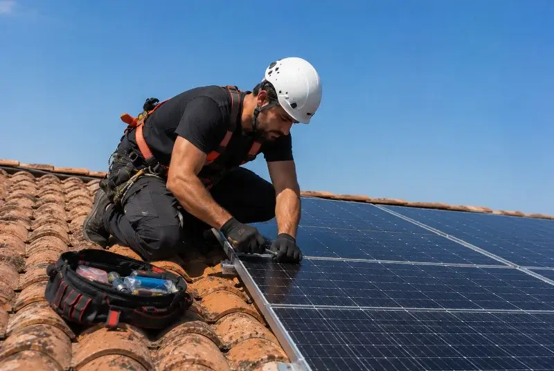 Maintenance et monitoring de panneaux solaires à Saint-Cassien